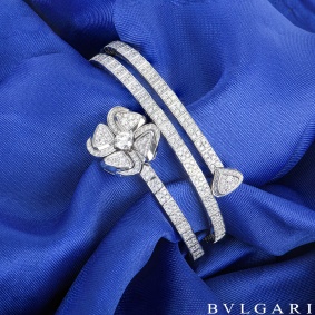 Bvlgari White Gold Diamond Fiorever Bracelet 354603